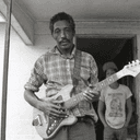 rl burnside at home guitar