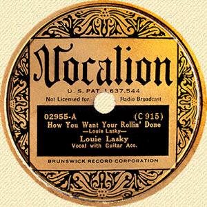 Louis Lasky guitar portrait