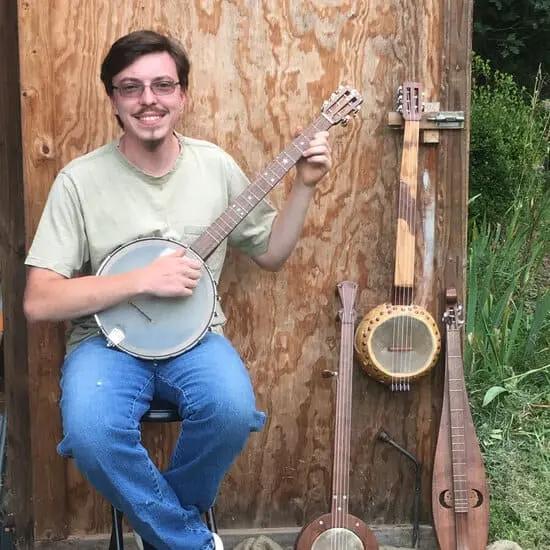 Noah Cline guitar portrait